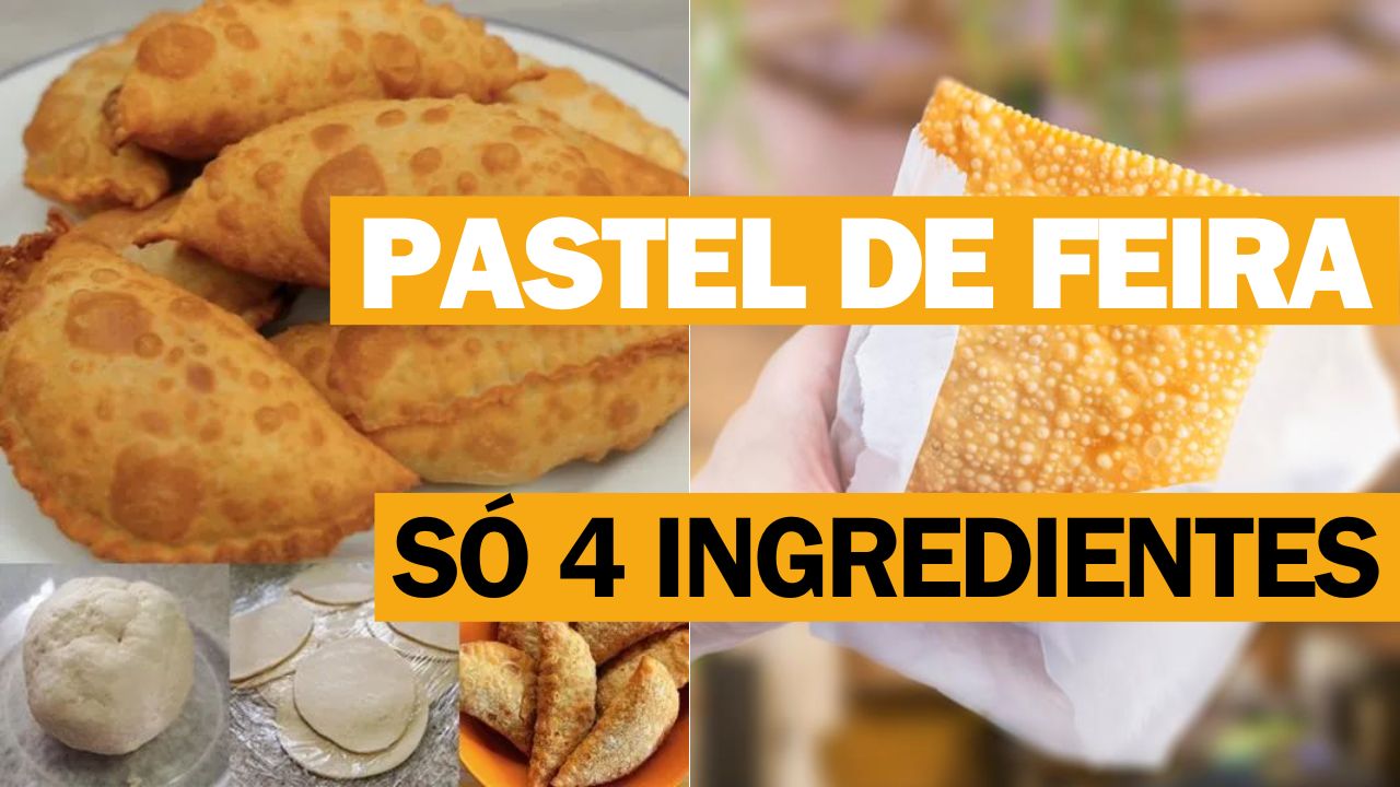 Como Fazer Pastel de Feira 4 Ingredientes