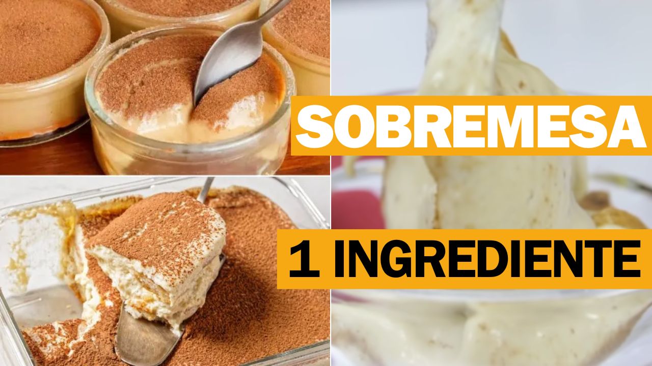 Sobremesa com Apenas 1 Ingrediente