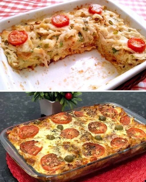 Torta Salgada com Pão Velho