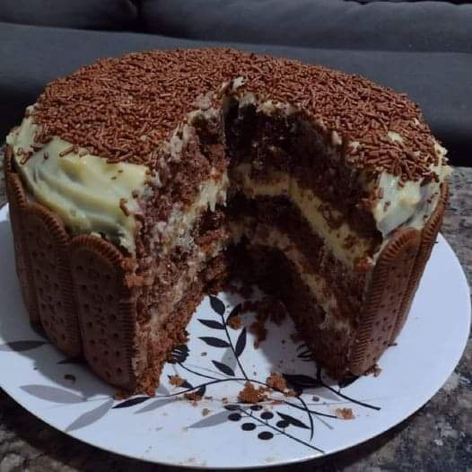 Bolo de Chocolate com Leite Ninho