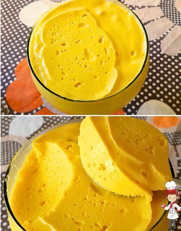 Como Fazer Mousse de Manga com Suco Tang