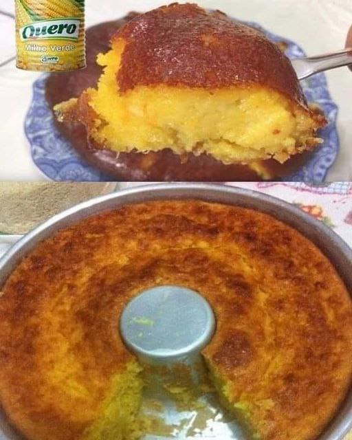 Bolo de Milho Molhadinho de latinha